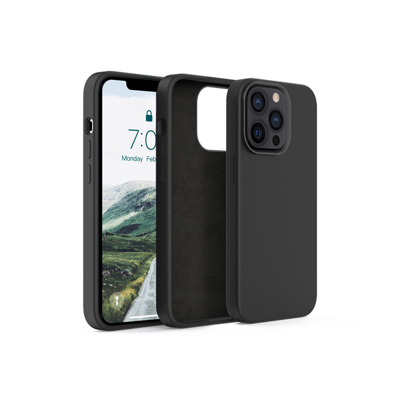 蘋果新款13硅膠液態(tài)手機殼，加厚款液態(tài)硅膠手機套定制